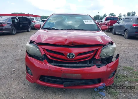 2011 Toyota Corolla S из США, поврежденный, VIN 2T1BU4EE2BC669548